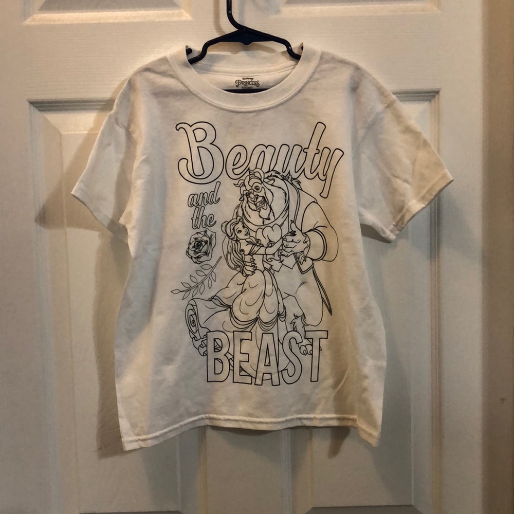 Donated!!!🚨Last Call ❗️Beauty and the Beast Colorable Tee - Picture 1 of 4